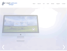 Tablet Screenshot of machsoftwaredesign.com